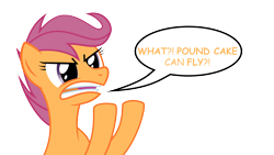 Size: 8000x4500 | Tagged: safe, artist:justablankflank, imported from derpibooru, scootaloo, absurd resolution, envy, everyone but scootaloo can fly, female, scootaloo can't fly, solo