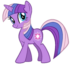 Size: 594x561 | Tagged: safe, artist:colossalstinker, color edit, imported from derpibooru, twilight twinkle, g3, g3 to g4, g4, generation leap