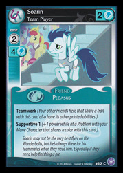 Size: 344x480 | Tagged: safe, imported from derpibooru, don neigh, fruit pack, lemon hearts, roseluck, ruby splash, soarin', equestria games (episode), ccg, crystal games, enterplay