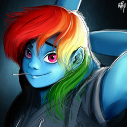 Size: 2000x2000 | Tagged: safe, artist:inkypsycho, imported from derpibooru, rainbow dash, equestria girls, armpits, female, looking at you, solo