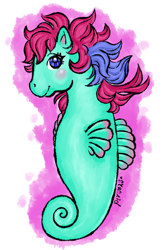 Size: 456x700 | Tagged: safe, artist:starluck, imported from derpibooru, oc, oc only, oc:sea glass, sea pony, solo