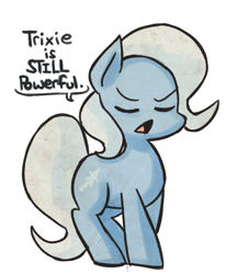 Size: 900x1092 | Tagged: safe, artist:fauxsquared, imported from derpibooru, trixie, earth pony, pony, female, solo, trixie is magic, tumblr