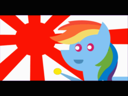 Size: 960x720 | Tagged: safe, artist:videogamehunter, imported from derpibooru, rainbow dash, animated, coin, female, sun