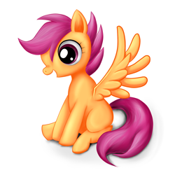 Size: 1000x1000 | Tagged: safe, artist:horuru, imported from derpibooru, scootaloo, female, pixiv, solo