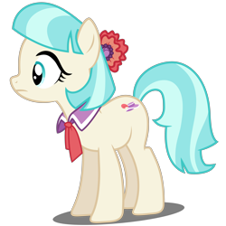 Size: 5000x5000 | Tagged: safe, artist:dashiesparkle, imported from derpibooru, coco pommel, rarity takes manehattan, absurd resolution, female, simple background, solo, transparent background, vector