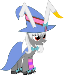 Size: 3600x4200 | Tagged: safe, artist:1cjb, artist:gabrielwoj, imported from derpibooru, absurd resolution, bowtie, bunny ears, clothes, crossover, irisu kyouko, irisu syndrome, ponified, shoes, simple background, sock, socks, transparent background, vector