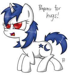 Size: 1000x1000 | Tagged: safe, artist:laffy372, imported from derpibooru, oc, oc only, pony, hug, solo