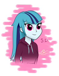 Size: 788x1013 | Tagged: safe, artist:lisan1997, imported from derpibooru, sonata dusk, equestria girls, rainbow rocks, cute, female, loose hair, solo, sonatabetes