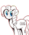 Size: 1628x1924 | Tagged: safe, artist:grocerystorephobic, imported from derpibooru, pinkie pie, clone, female, pinkie clone, solo, traditional art