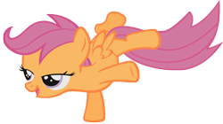 Size: 12000x6705 | Tagged: safe, artist:tootootaloo, imported from derpibooru, scootaloo, absurd resolution, female, simple background, solo, transparent background, vector, wallpaper