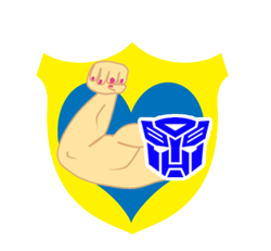 Size: 479x443 | Tagged: safe, artist:odiz, imported from derpibooru, cutie mark, simple background, strongarm, transformers, transformers robots in disguise (2015), transparent background, vector