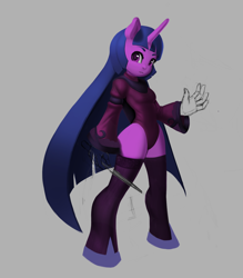 Size: 1280x1460 | Tagged: safe, artist:dclzexon, imported from derpibooru, twilight sparkle, anthro, ambiguous facial structure, female, leotard, solo, wip