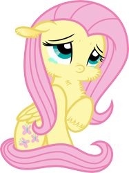 Size: 7460x10000 | Tagged: safe, artist:bri-sta, artist:kysss90, imported from derpibooru, fluttershy, absurd resolution, cheek fluff, chest fluff, crying, cute, ear fluff, female, filly, floppy ears, fluffershy, fluffy, sad, shyabetes, simple background, sitting, solo, transparent background, unshorn fetlocks, vector