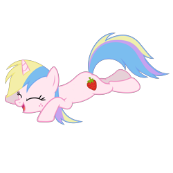 Size: 8000x8000 | Tagged: safe, artist:swearn, imported from derpibooru, holly dash, pony, unicorn, absurd resolution, happy, simple background, solo, transparent background, vector