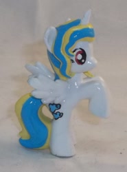 Size: 961x1297 | Tagged: safe, artist:gryphyn-bloodheart, imported from derpibooru, oc, oc only, oc:ocean skye, alicorn, pony, alicorn oc, blind bag, custom, customized toy, irl, photo, toy