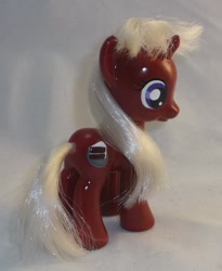 Size: 1857x2265 | Tagged: safe, artist:gryphyn-bloodheart, imported from derpibooru, oc, oc only, oc:red velvet, pony, unicorn, brushable, custom, customized toy, irl, photo, toy
