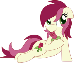 Size: 3515x2970 | Tagged: safe, artist:furrgroup, imported from derpibooru, roseluck, earth pony, pony, female, flower, rose, solo