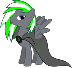 Size: 8797x8278 | Tagged: safe, artist:dashibeats, artist:djdavid98, deleted from derpibooru, imported from derpibooru, oc, oc only, oc:dashi beats, pony, .ai available, absurd resolution, cape, clothes, record, simple background, solo, transparent background, vector