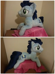 Size: 480x640 | Tagged: safe, artist:penniesponyplushies, imported from derpibooru, soarin', custom, customized toy, irl, photo, plushie