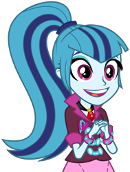 Size: 4000x5297 | Tagged: safe, artist:ambassad0r, imported from derpibooru, sonata dusk, equestria girls, rainbow rocks, .svg available, absurd resolution, cute, female, simple background, smiling, solo, sonatabetes, transparent background, vector, when she smiles