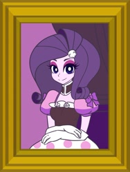 Size: 1126x1499 | Tagged: safe, artist:namida95, imported from derpibooru, rarity, human, female, humanized, mystery skulls, painting, portrait, solo