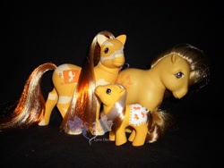 Size: 1800x1350 | Tagged: safe, artist:larrachersan, imported from derpibooru, baby butterscotch, butterscotch (g1), colorswirl, colorswirl ponies, custom, customized toy, g1, irl, photo, toy