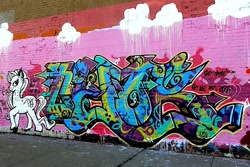 Size: 720x480 | Tagged: safe, imported from derpibooru, graffiti, irl, photo, street art