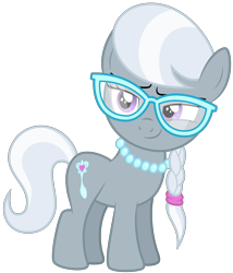Size: 3000x3497 | Tagged: safe, artist:ready2fail, imported from derpibooru, silver spoon, earth pony, pony, one bad apple, female, filly, high res, simple background, smug, solo, transparent background, vector