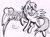 Size: 2232x1668 | Tagged: safe, artist:project-occasus, imported from derpibooru, rainbow dash, female, monochrome, solo, traditional art