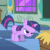 Size: 250x252 | Tagged: safe, imported from derpibooru, screencap, twilight sparkle, pony, unicorn, the cutie mark chronicles, animated, female, filly, filly twilight sparkle, solo, struggling