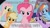 Size: 1139x640 | Tagged: safe, artist:comfydove, edit, edited screencap, imported from derpibooru, screencap, applejack, fluttershy, pinkie pie, rainbow dash, twilight sparkle, earth pony, pegasus, pony, unicorn, season 2, sweet and elite, applejack's hat, bronybait, cowboy hat, female, hat, image macro, implied hugging, looking at you, mare, meme, offscreen character, outdoors, pov, smiling