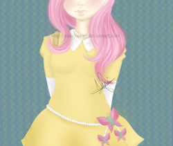 Size: 1023x863 | Tagged: safe, artist:nanayusuri, imported from derpibooru, fluttershy, human, female, humanized, solo