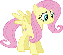 Size: 6000x5260 | Tagged: safe, artist:slb94, imported from derpibooru, fluttershy, absurd resolution, female, simple background, solo, transparent background, vector