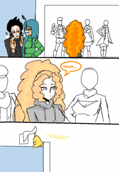 Size: 720x1035 | Tagged: safe, artist:miracle32, imported from derpibooru, adagio dazzle, king sombra, queen chrysalis, equestria girls, clothes, comics, keyhole turtleneck, open-chest sweater, sweater, turtleneck