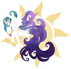 Size: 700x679 | Tagged: safe, artist:anuvia, imported from derpibooru, princess celestia, female, solo