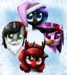 Size: 1024x1138 | Tagged: safe, artist:lupiarts, imported from derpibooru, oc, oc only, pony, christmas