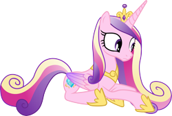 Size: 2795x1892 | Tagged: safe, artist:pinkiemina, imported from derpibooru, princess cadance, female, simple background, solo, transparent background, vector