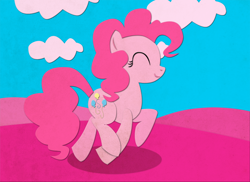 Size: 900x656 | Tagged: safe, artist:bluefluffydinosaur, imported from derpibooru, pinkie pie, a friend in deed, female, solo