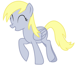 Size: 900x788 | Tagged: safe, artist:bluefluffydinosaur, imported from derpibooru, derpy hooves, pegasus, pony, eyes closed, female, galloping, mare, simple background, solo, transparent background, vector