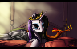 Size: 1280x820 | Tagged: dead source, safe, artist:auroriia, imported from derpibooru, philomena, princess celestia, phoenix, wrong eye color