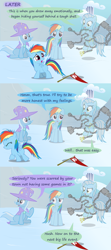 Size: 1200x2700 | Tagged: safe, artist:evil-dec0y, imported from derpibooru, rainbow dash, trixie, oc, oc:ghost, ghost, pony, unicorn, comic:trixie vs., comic:trixie vs. hearth's warming, a christmas carol, comic, crying, cute, dashabetes, female, filly, filly rainbow dash, mare, sad