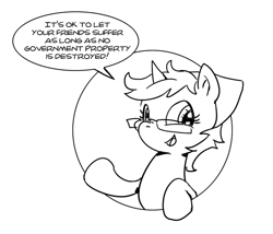 Size: 692x592 | Tagged: artist needed, safe, imported from derpibooru, bittersweet (character), bad advice fluttershy, bittersweet (g4), exploitable meme, katie cook, meme, meta, monochrome, sketch