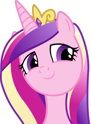 Size: 6200x8402 | Tagged: safe, artist:slb94, imported from derpibooru, princess cadance, absurd resolution, bedroom eyes, c:, cute, cutedance, female, simple background, smiling, solo, transparent background, vector