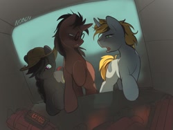 Size: 1200x900 | Tagged: safe, artist:noben, imported from derpibooru, pony, female, male, mare, stallion