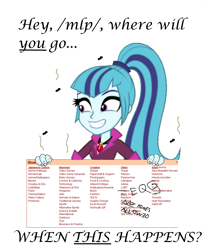 Size: 971x1173 | Tagged: safe, imported from derpibooru, sonata dusk, equestria girls, /mlp/, 4chan, 4chan screencap, bad edit, crappy art, equestria girls drama, meta, text