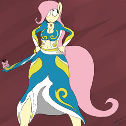 Size: 2000x2000 | Tagged: safe, imported from derpibooru, fluttershy, anthro, disney, keyblade, kingdom hearts