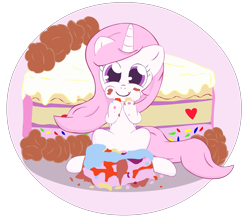 Size: 8000x7000 | Tagged: safe, artist:misterkaito, imported from derpibooru, princess celestia, absurd resolution, cake, cakelestia, cewestia, cute, cutelestia, female, filly, messy eating, solo