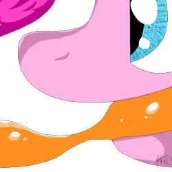 Size: 1000x1000 | Tagged: safe, artist:brinxx, artist:holomouse, artist:rainbowpotato98, imported from derpibooru, pinkie pie, female, solo