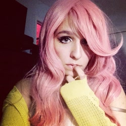 Size: 960x960 | Tagged: safe, artist:ameliacostanza, imported from derpibooru, fluttershy, human, cosplay, irl, irl human, photo, solo