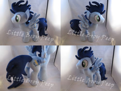 Size: 1024x769 | Tagged: safe, artist:little-broy-peep, imported from derpibooru, soarin', pegasus, pony, butt, custom, customized toy, irl, male, photo, plot, plushie, stallion, toy
